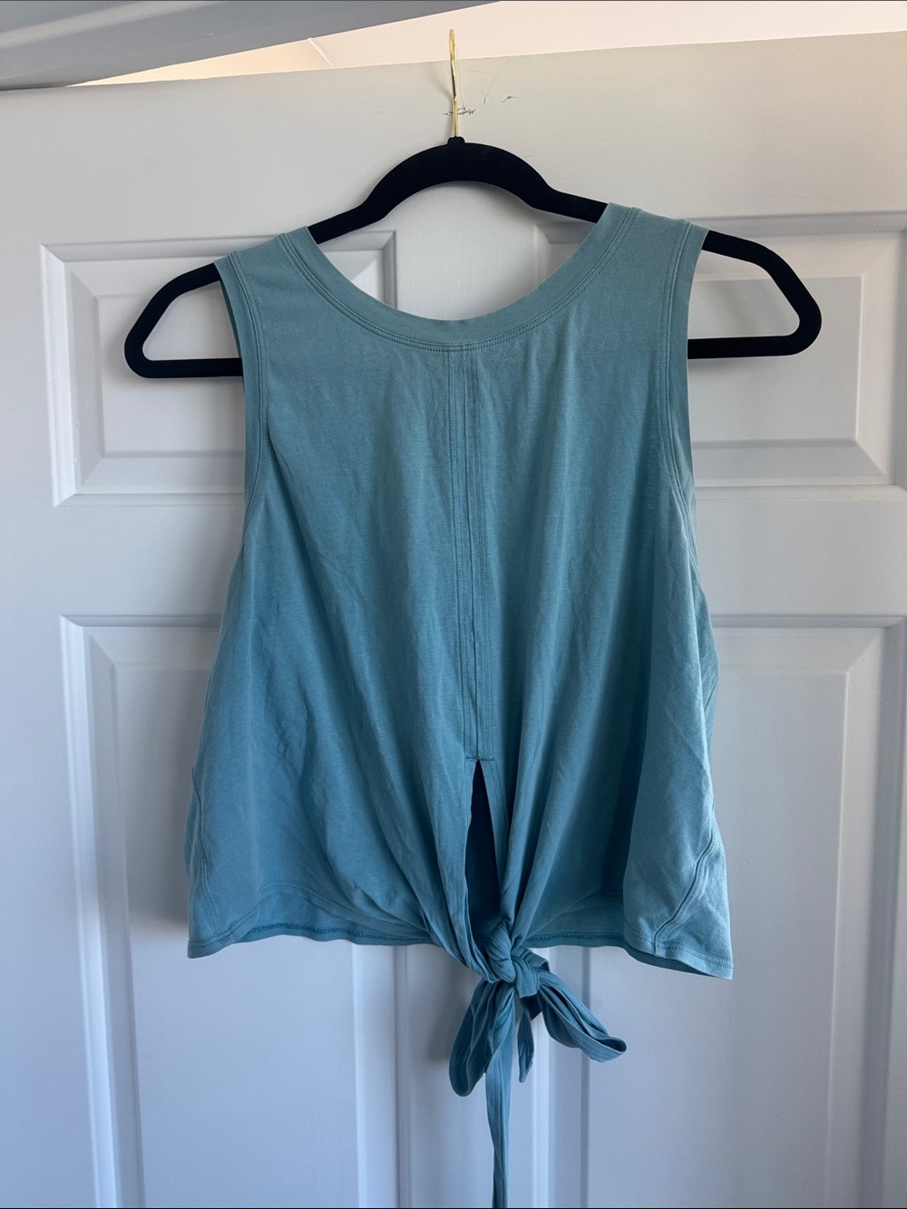lululemon athletica Sage Green Tie-Front Tank